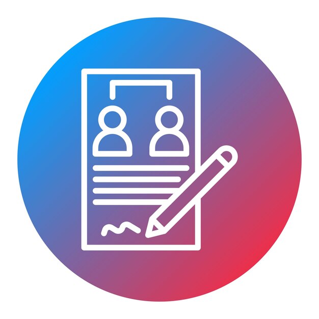 Role Assignment icon vector image Can be used for Business Onboarding