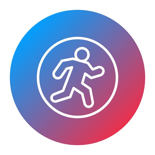 Running in Circles icon vector image Can be used for Burnout