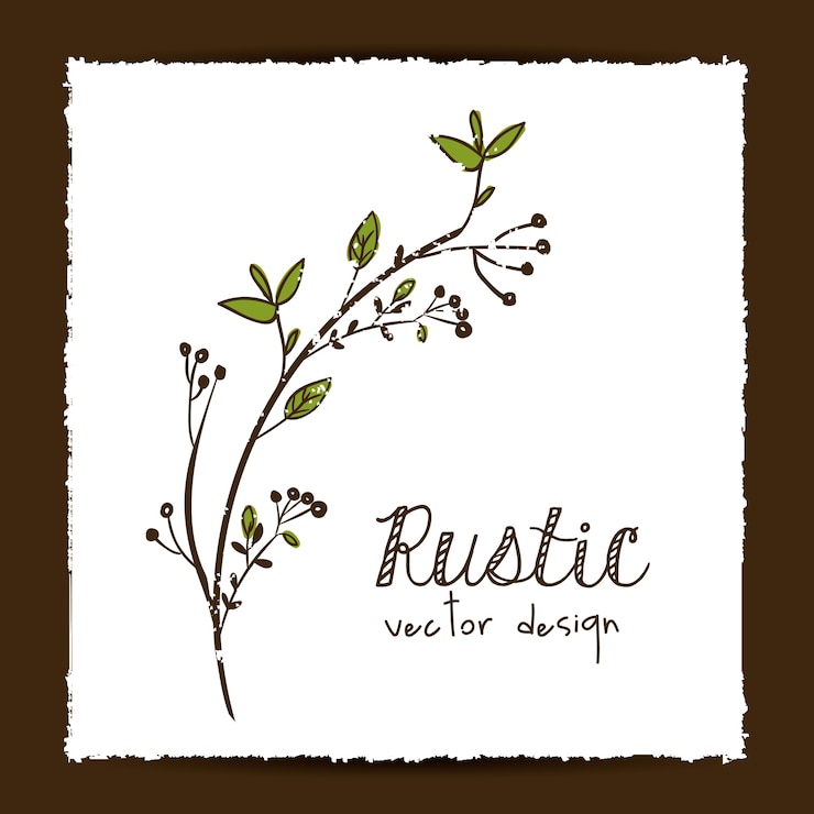 Vektor rustic design 