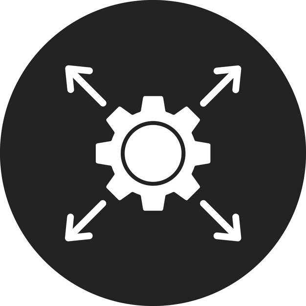 scalability icon vector image can be used for data analytics
