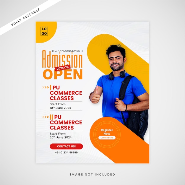 School and Collage Newspaper Ads Template Editable Print Ads for Marketing amp Promotions