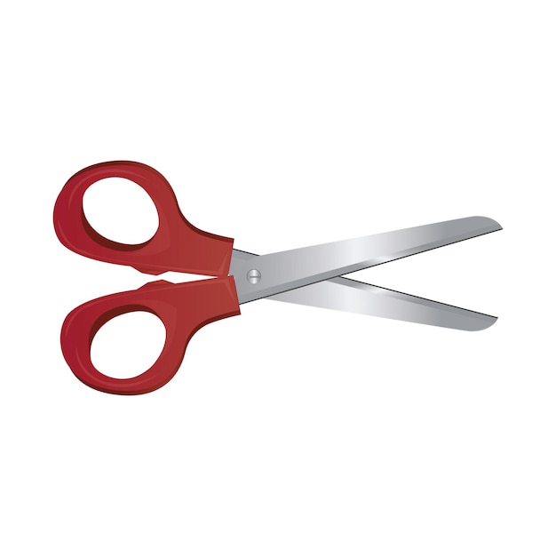 Scissors illustration on transparent background