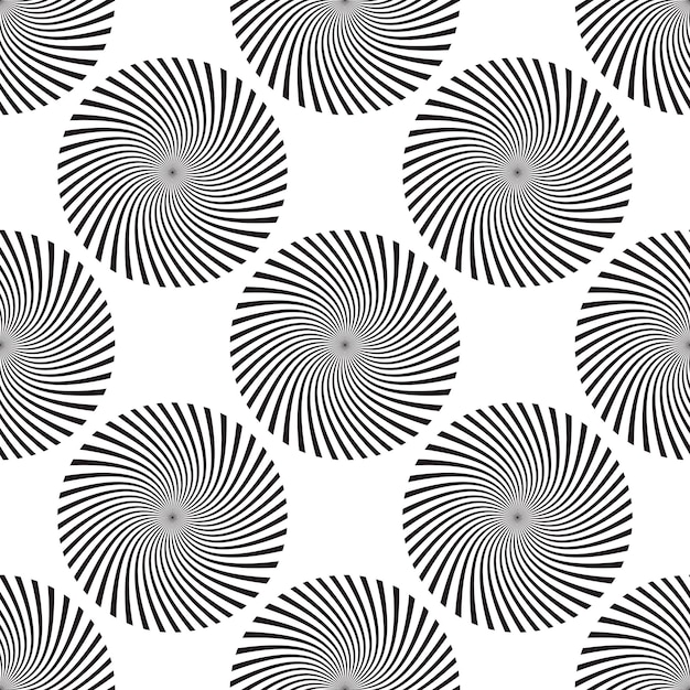 screen printing seamless pattern. radiant abstract vortex. circular pattern. pop art round halftone.