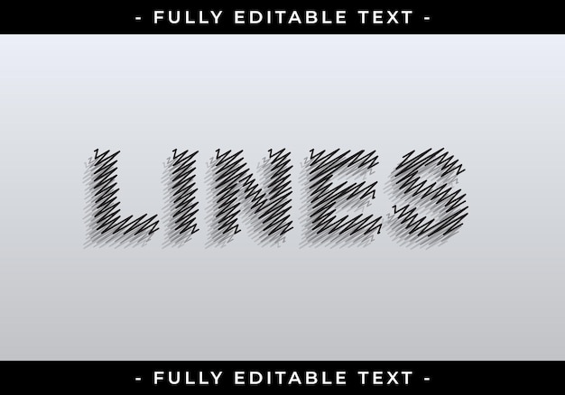 Scribble Effect on Text - Editable Text