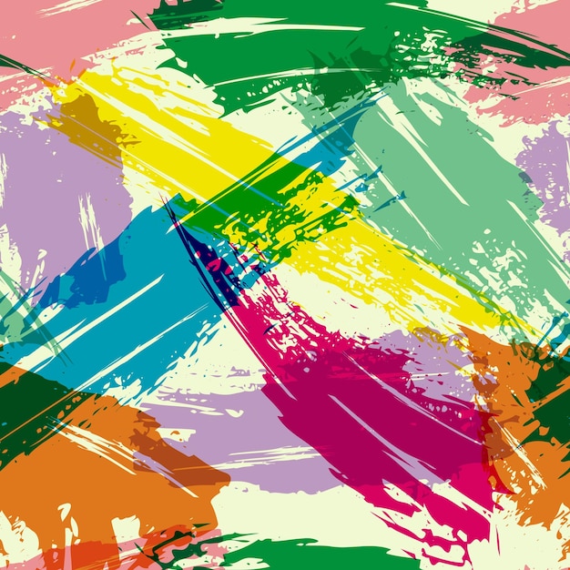 Seamless abstract background with patches of colored paint Template for textures textiles wallpapers screensavers covers and creative ideas