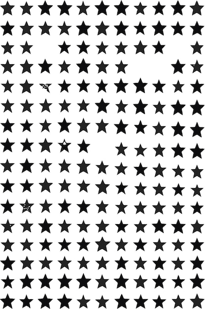 Seamless Black Star Pattern Abstract Vector Background for Web Print and Graphic Design