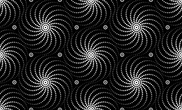 seamless circle halftone spiral pattern background. radial speed lines in circle form. fireworks