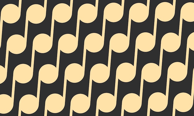 Seamless circle pattern in isolated background Gold red and black backdrop