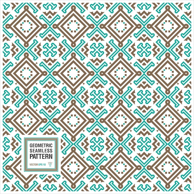 Seamless geometric pattern seamless vector Abstract Patterns symmetrical geometric tiles Design