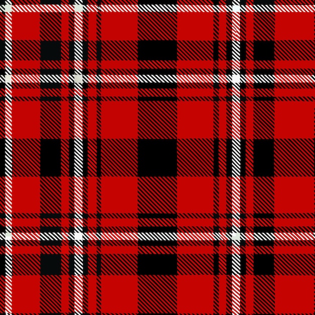 Seamless geometric plaid pattern Vector Illustration