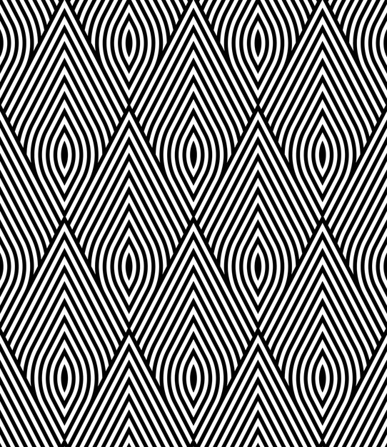 Seamless grid pattern with repeating geometric triangles