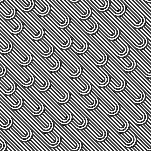 seamless lines pattern, stripy geometric vector abstract background, linear stripy net, optical maze, web network. black and white design.