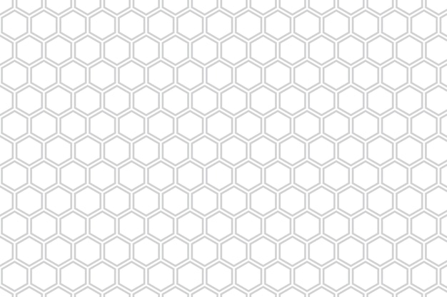 seamless pattern of the hexagonal hexagons on a white background
