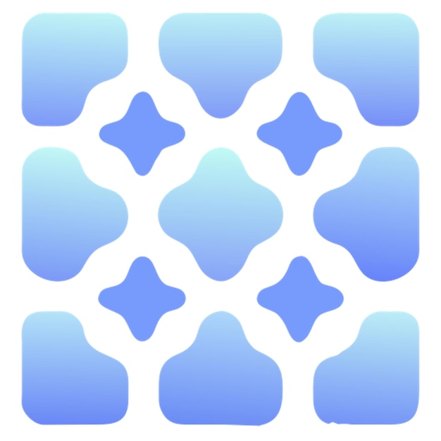 seamless pattern or repeat pattern or textile pattern design icon colored shapes gradient