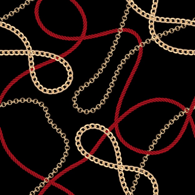 seamless pattern with chains