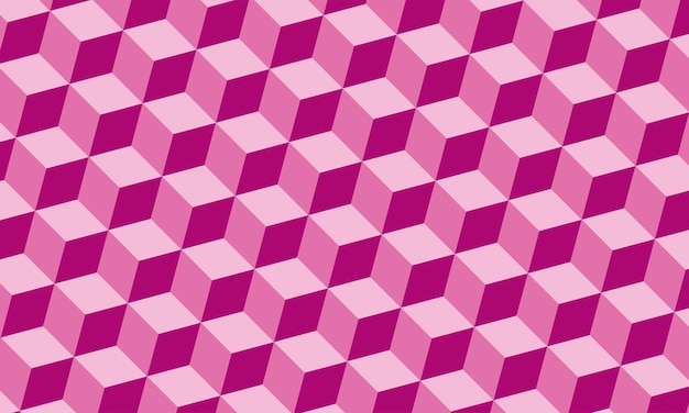 seamless pattern with cubes and triangles vector illustration for your design