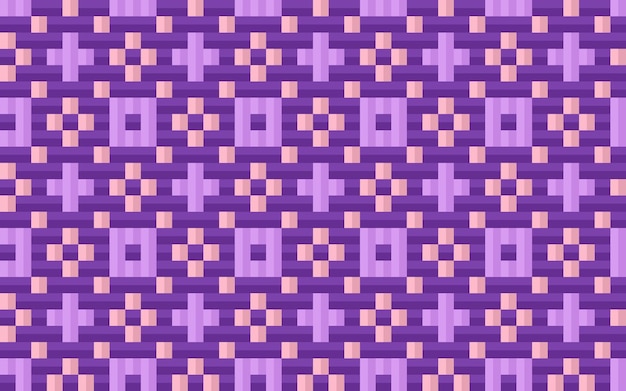 Seamless traditional woven pattern called Anyaman