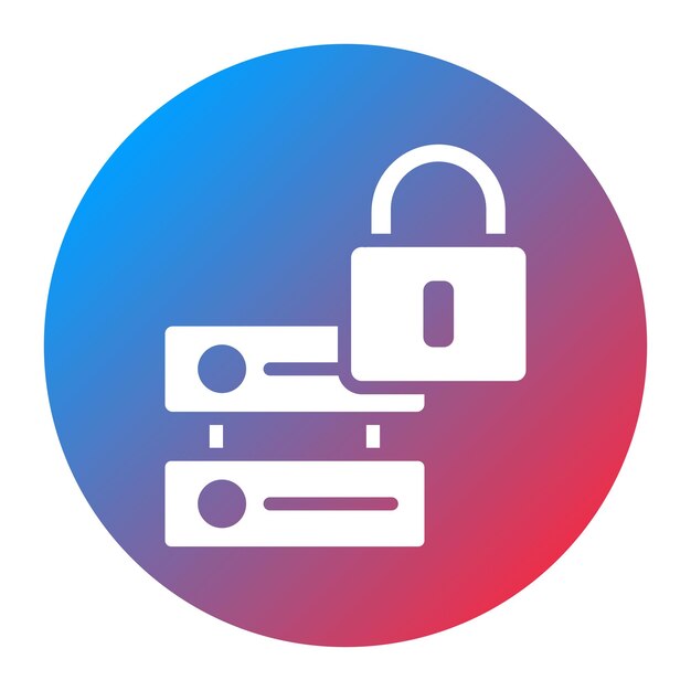 secure data icon vector image can be used for information security