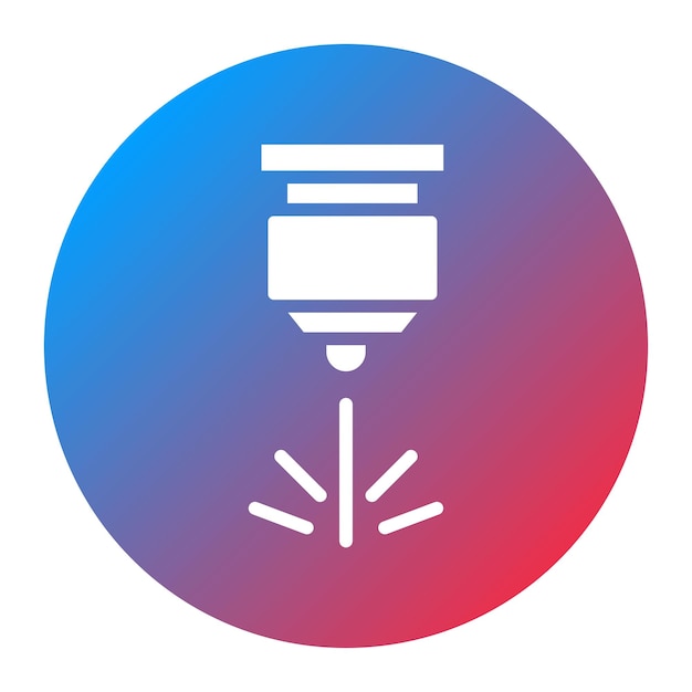 Selective Laser Sintering icon vector image Can be used for Additive Maufacturing