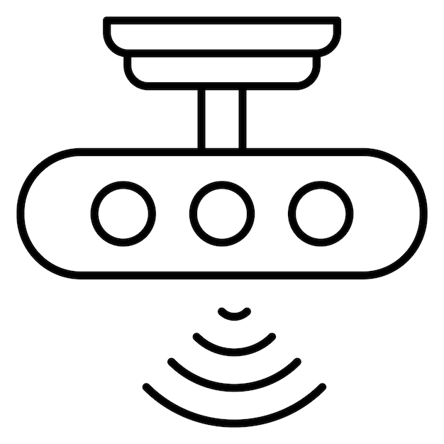 Sensors Vector Illustration Style