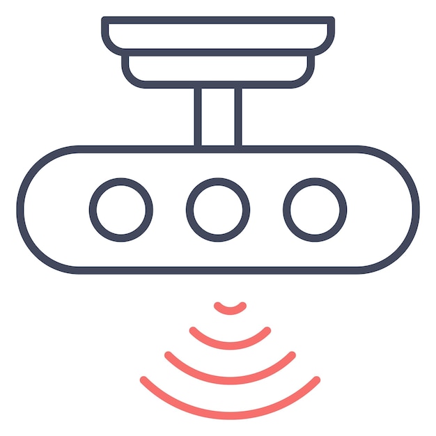 Sensors Vector Illustration Style