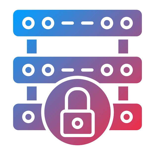 Server Security icon vector image Can be used for Protection and Security