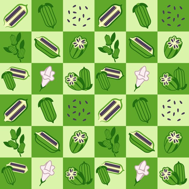 sesame also known gingelly abstract seamless geometric vector pattern for packaging design