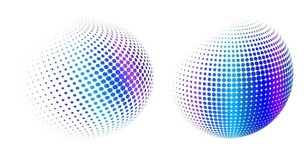 set design elements symbol editable halftone frame dot circle pattern on white background vector illustration eps 10 frame with black random dots round border icon using halftone circle dots text