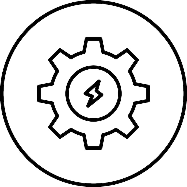 Setting icon vector image Can be used for Battery and Power