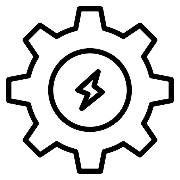 Setting icon vector image Can be used for Battery and Power