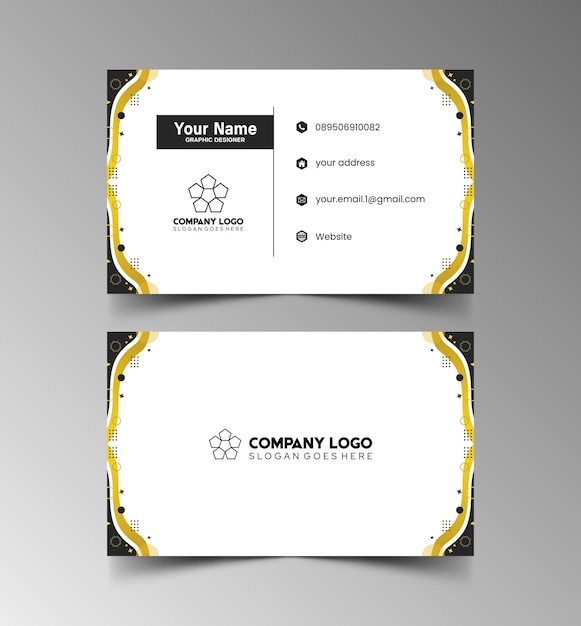 simple design mockup name and id card 7