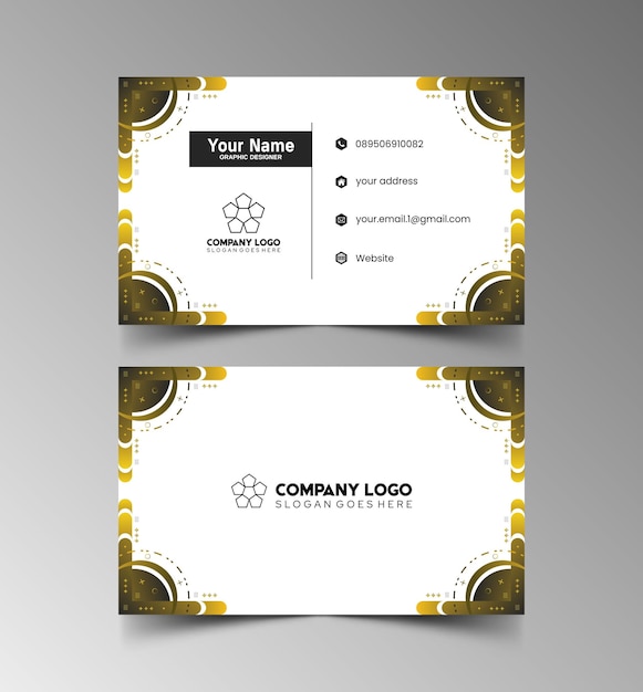 simple design mockup name and id card 8