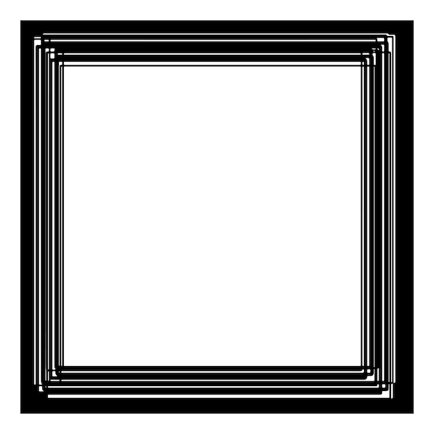 simple hand drawn frame brush strokes