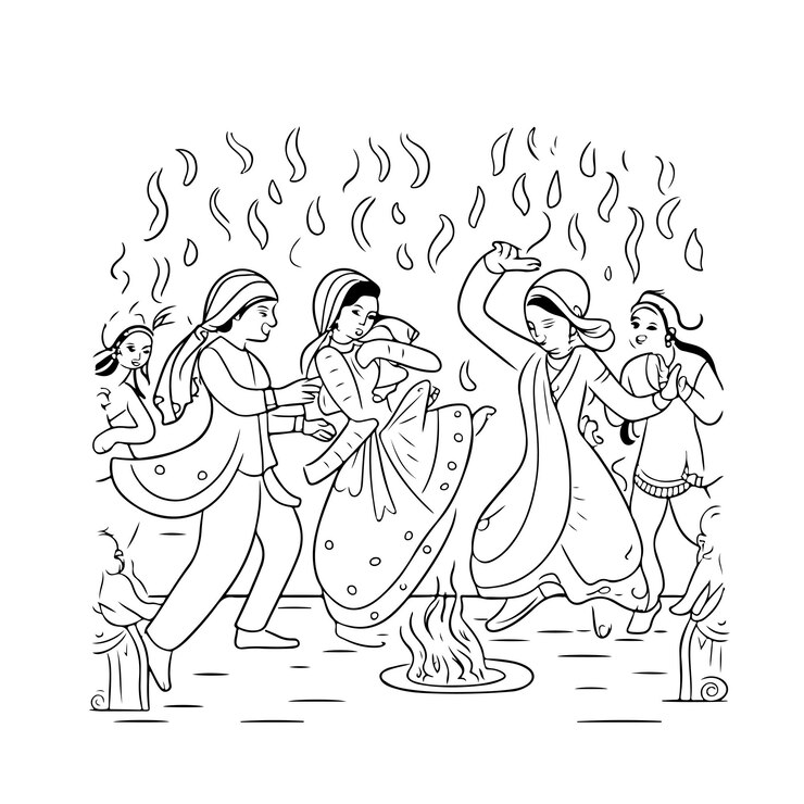 Vektor sketch hand drawn single line art coloring page line drawing