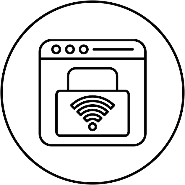 Smart Security icon vector image Can be used for Internet of Things