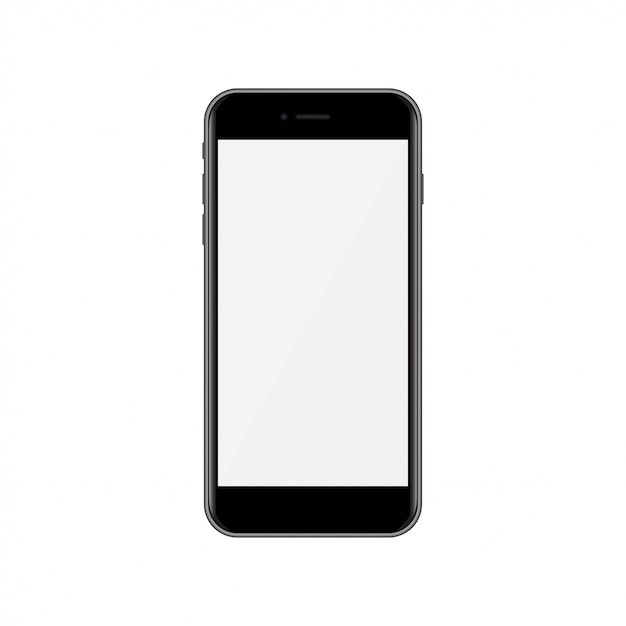 Smartphone with empty screen 
