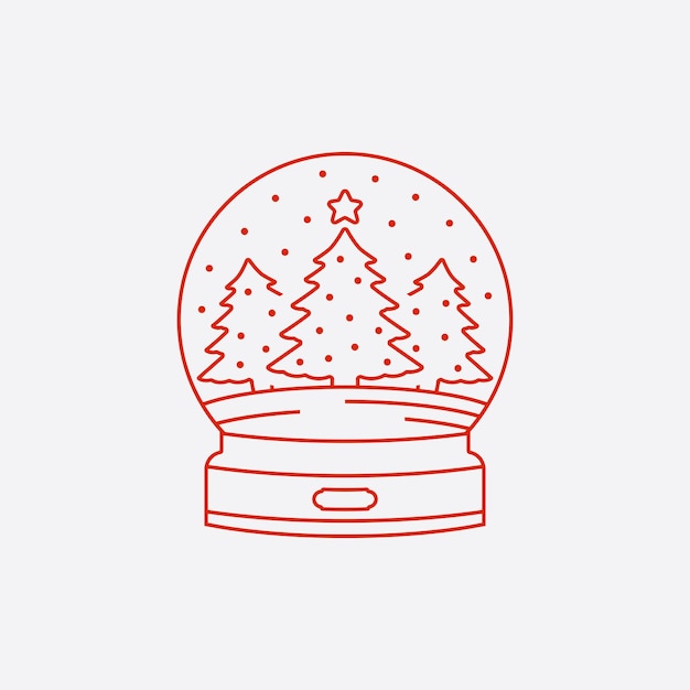 Snow globe logo