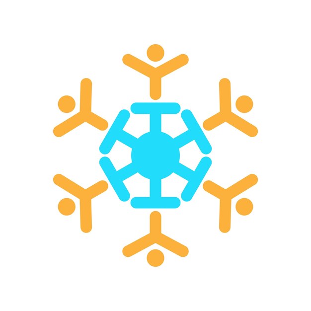 Snowflake logo icon