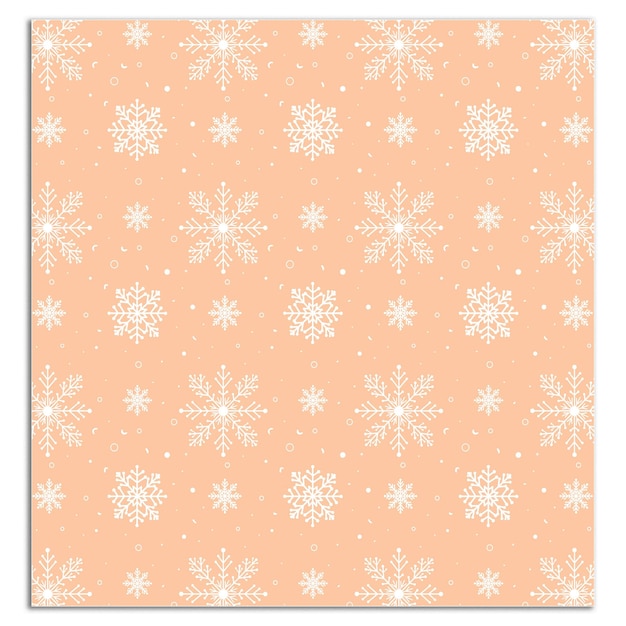snowflakes with different color background