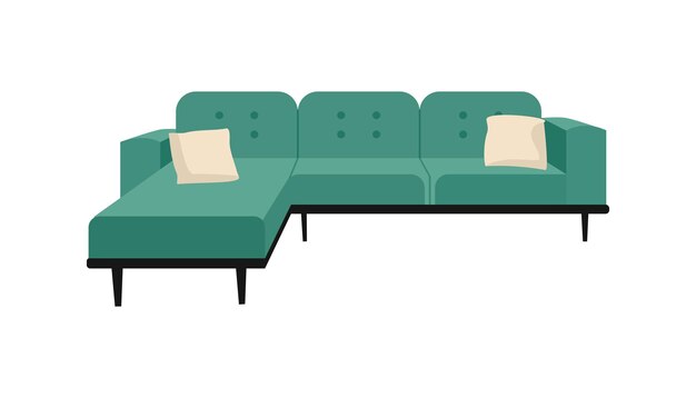 Sofa bed illustration