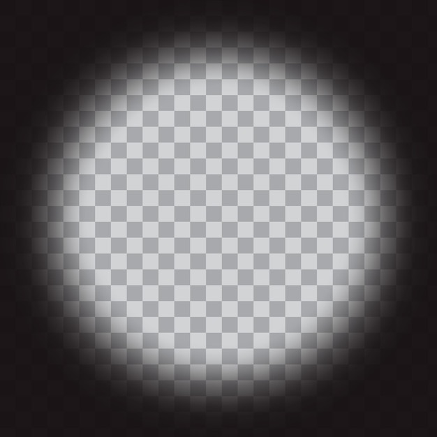 soft light radial gradient transparent vignette overlay circular fade background vector spotlight