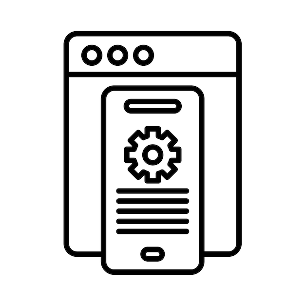 software development line illustration