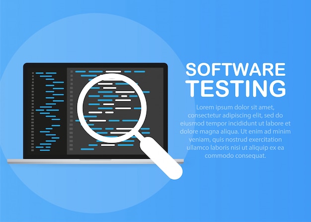 software development, programming, coding vector concept.