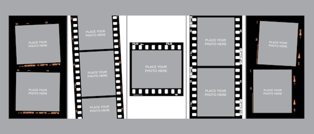 Sosiale historier filmstripe maler Filmramme redigerbar kamerarulleeffekt