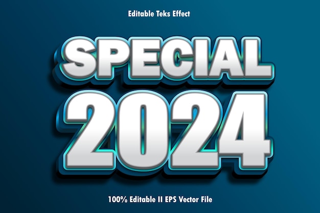 Special 2024 Editable Text Effect 3d Emboss Gradient Style
