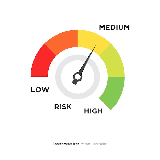 Speedometers icon design Energy meter icon Vector illustration