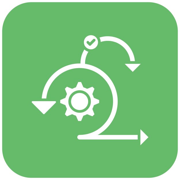 sprint icon vector image can be used for project management