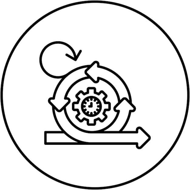 Sprint Review icon vector image Can be used for Agile