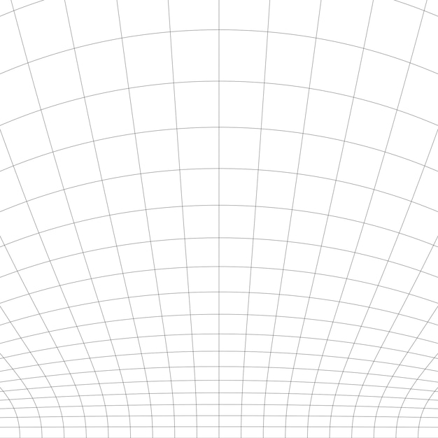 Square Black and Wight Abstract Distorted Checkered Surface