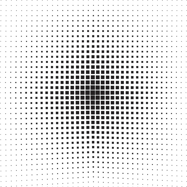 Square Halftone Background Vector Abstract Geometric Technology